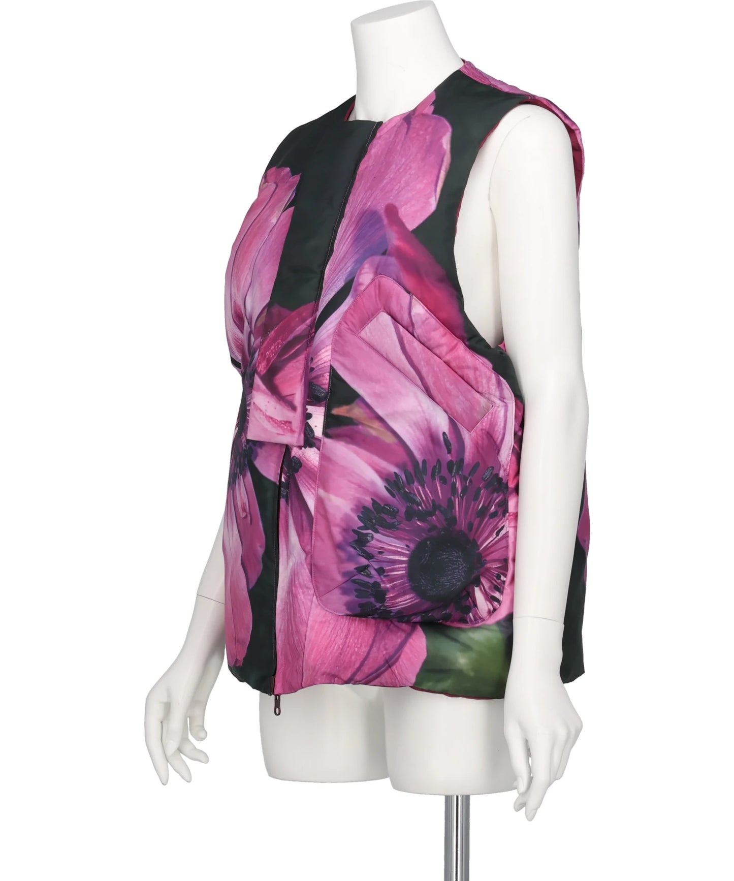 REVERSIBLE PRINTED DOWN VEST