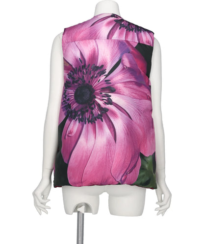 REVERSIBLE PRINTED DOWN VEST