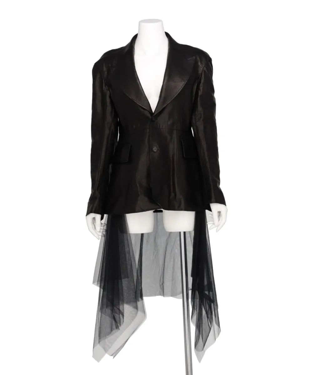 LAYERED LEATHER JACKET