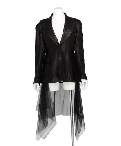 LAYERED LEATHER JACKET