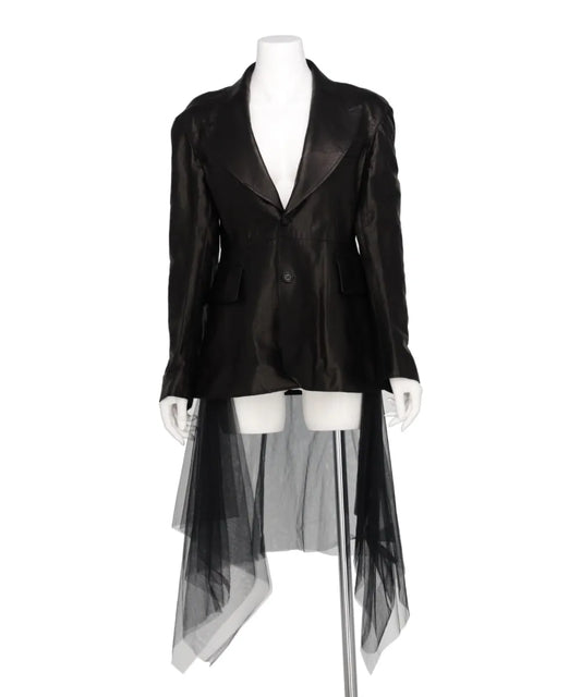 LAYERED LEATHER JACKET