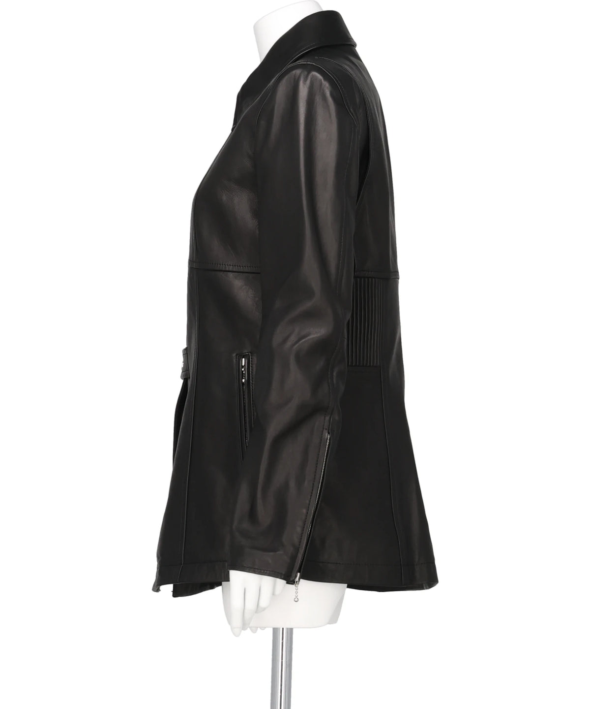 LEATHER ZIP JACKET