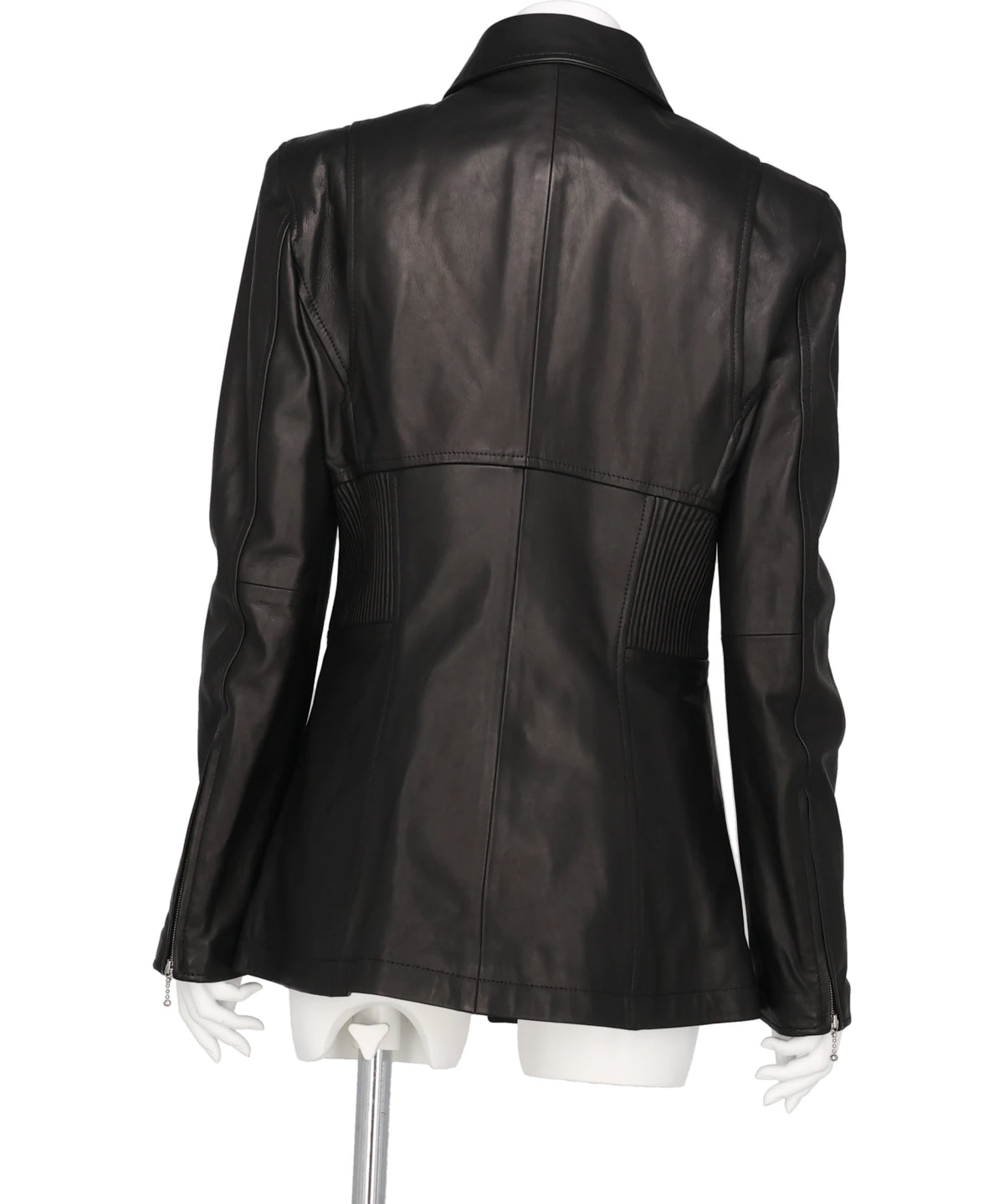 LEATHER ZIP JACKET