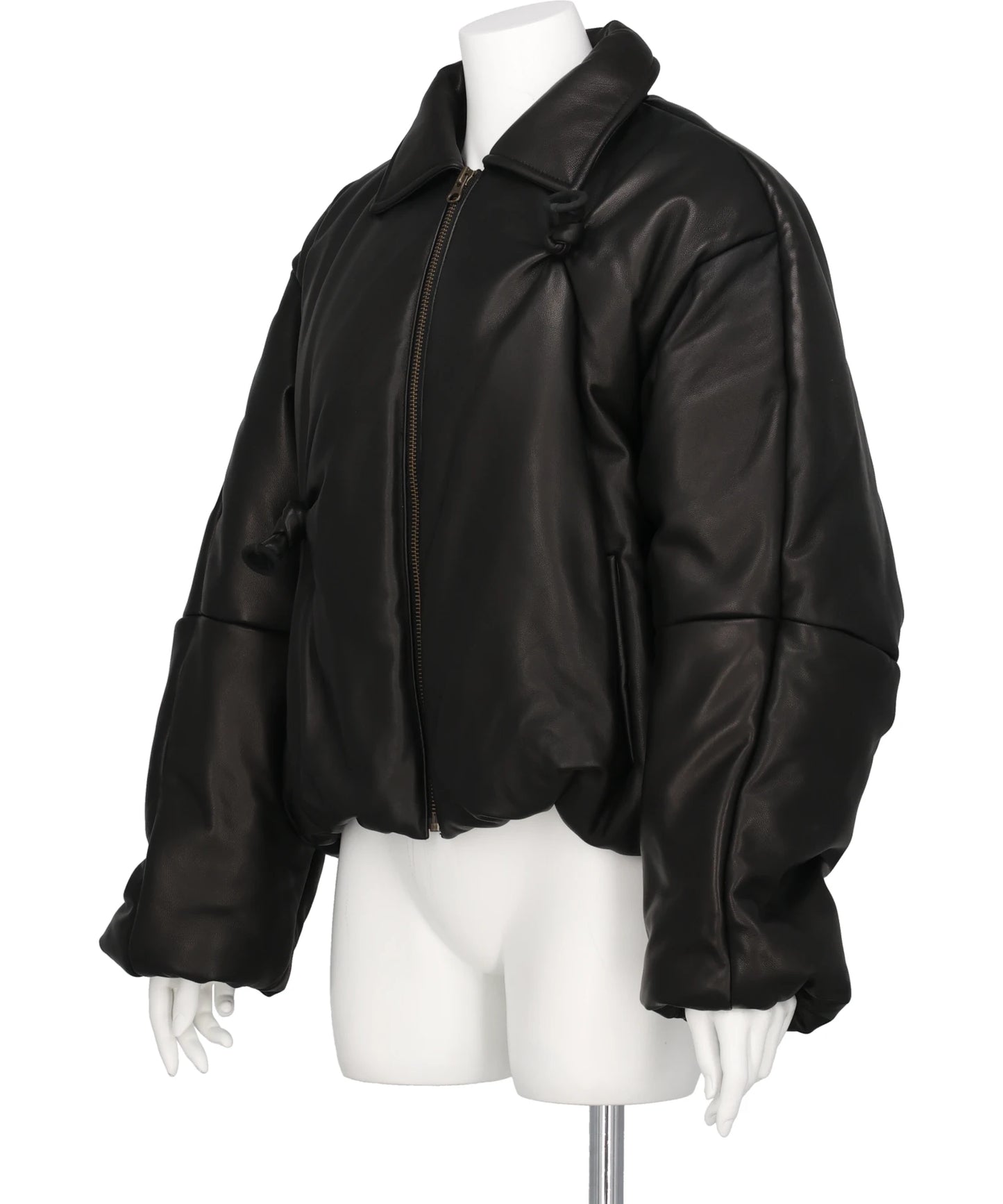 INFLATED BALLOON LEATHER JACKET
