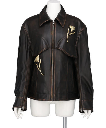 Chika Kisada(チカ キサダ)LEATHER BLOUSON