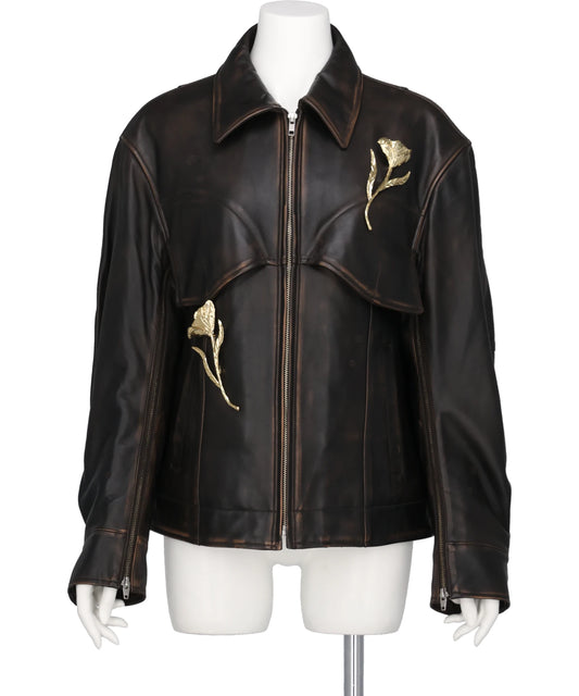 Chika Kisada(チカ キサダ)LEATHER BLOUSON