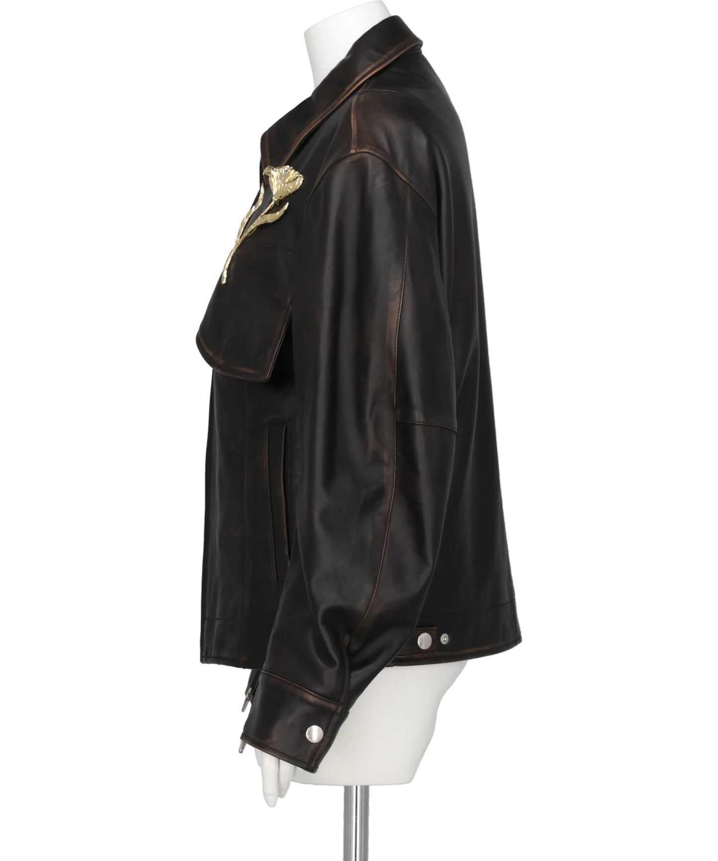 LEATHER BLOUSON