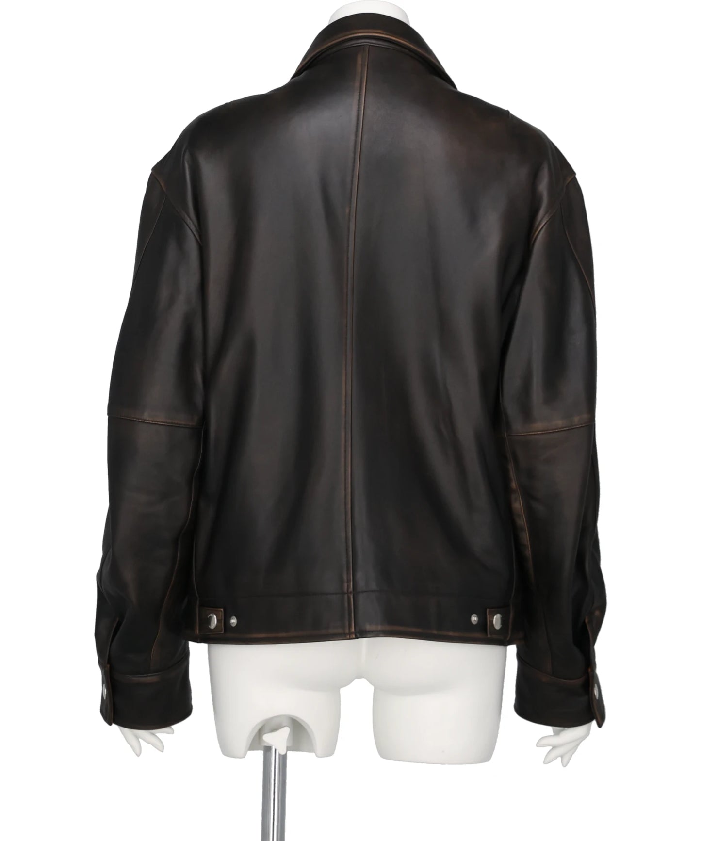 LEATHER BLOUSON
