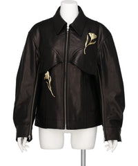 Chika Kisada(チカ キサダ)LEATHER BLOUSON