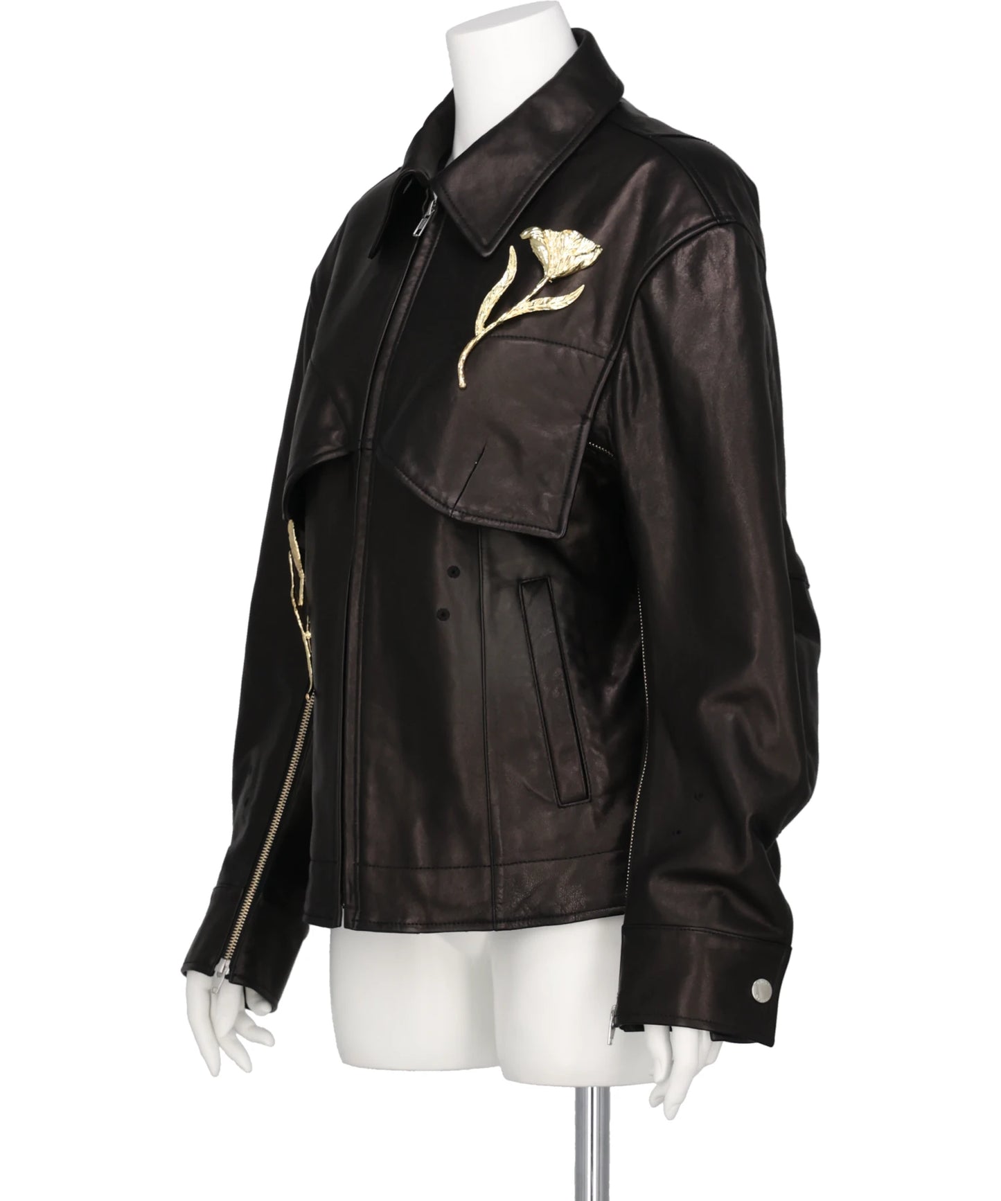 LEATHER BLOUSON