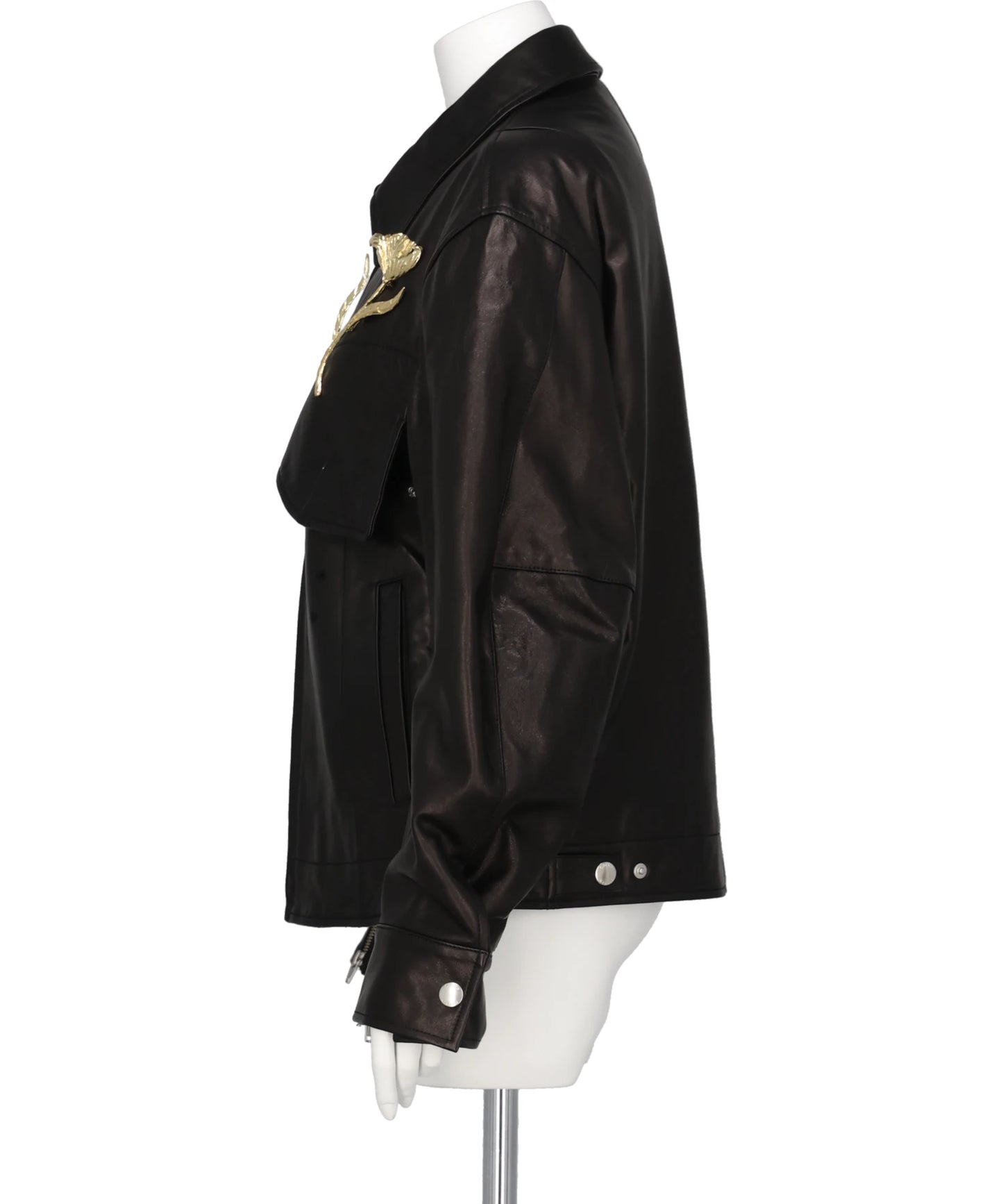 LEATHER BLOUSON