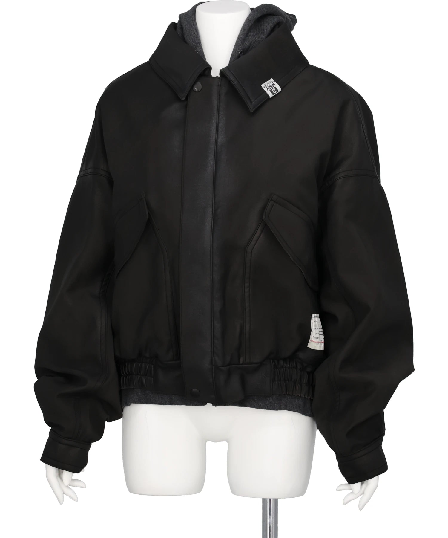 Maison MIHARA YASUHIRO(メゾンミハラヤスヒロ) LAYERED FAUX LEATHER BLOUSON