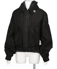 Maison MIHARA YASUHIRO(メゾンミハラヤスヒロ) LAYERED FAUX LEATHER BLOUSON