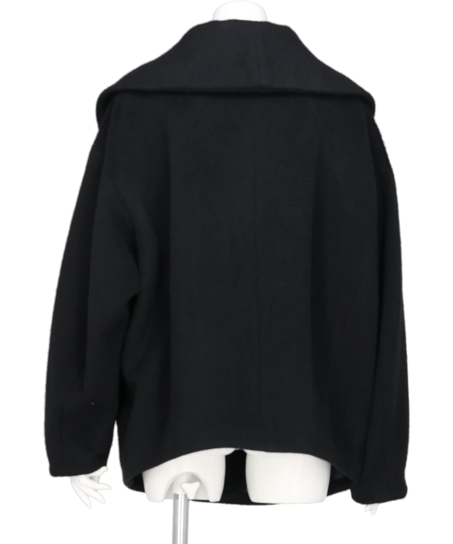 WOOL ARUPAKA SHAWL COLLAR SHORT COAT