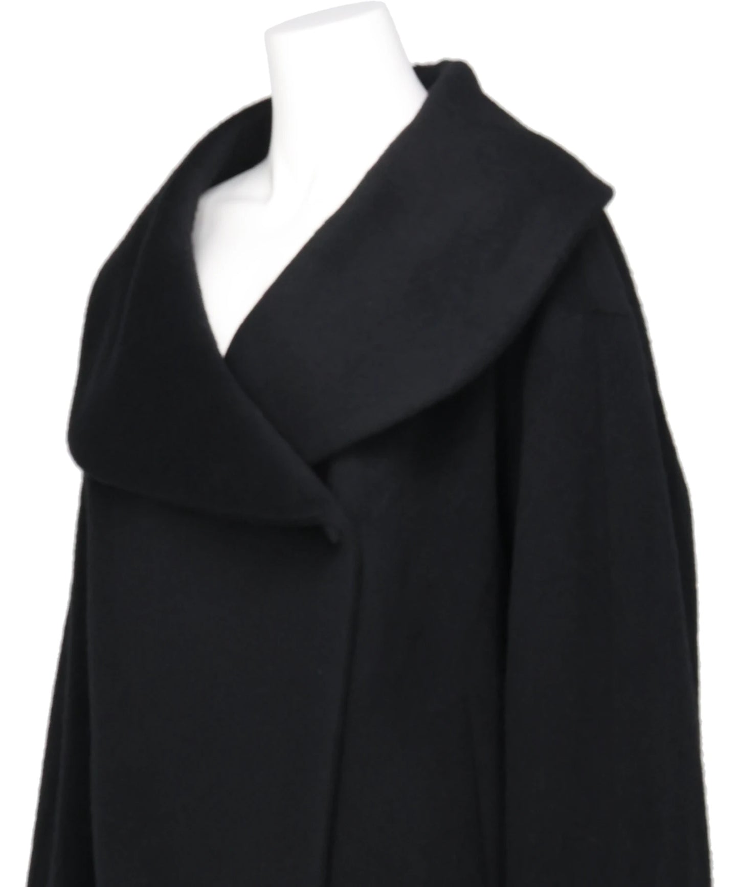 WOOL ARUPAKA SHAWL COLLAR SHORT COAT