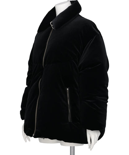 VELOUR DOWN COAT