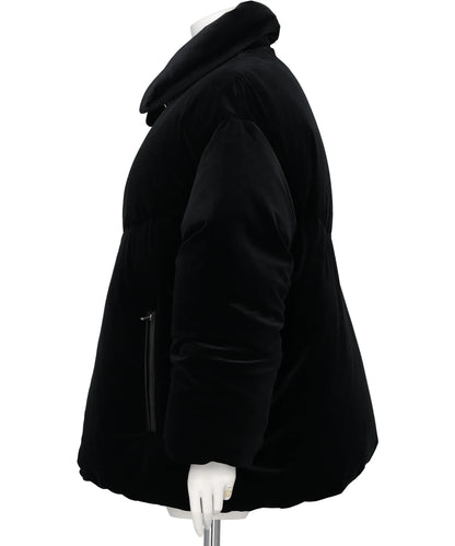VELOUR DOWN COAT