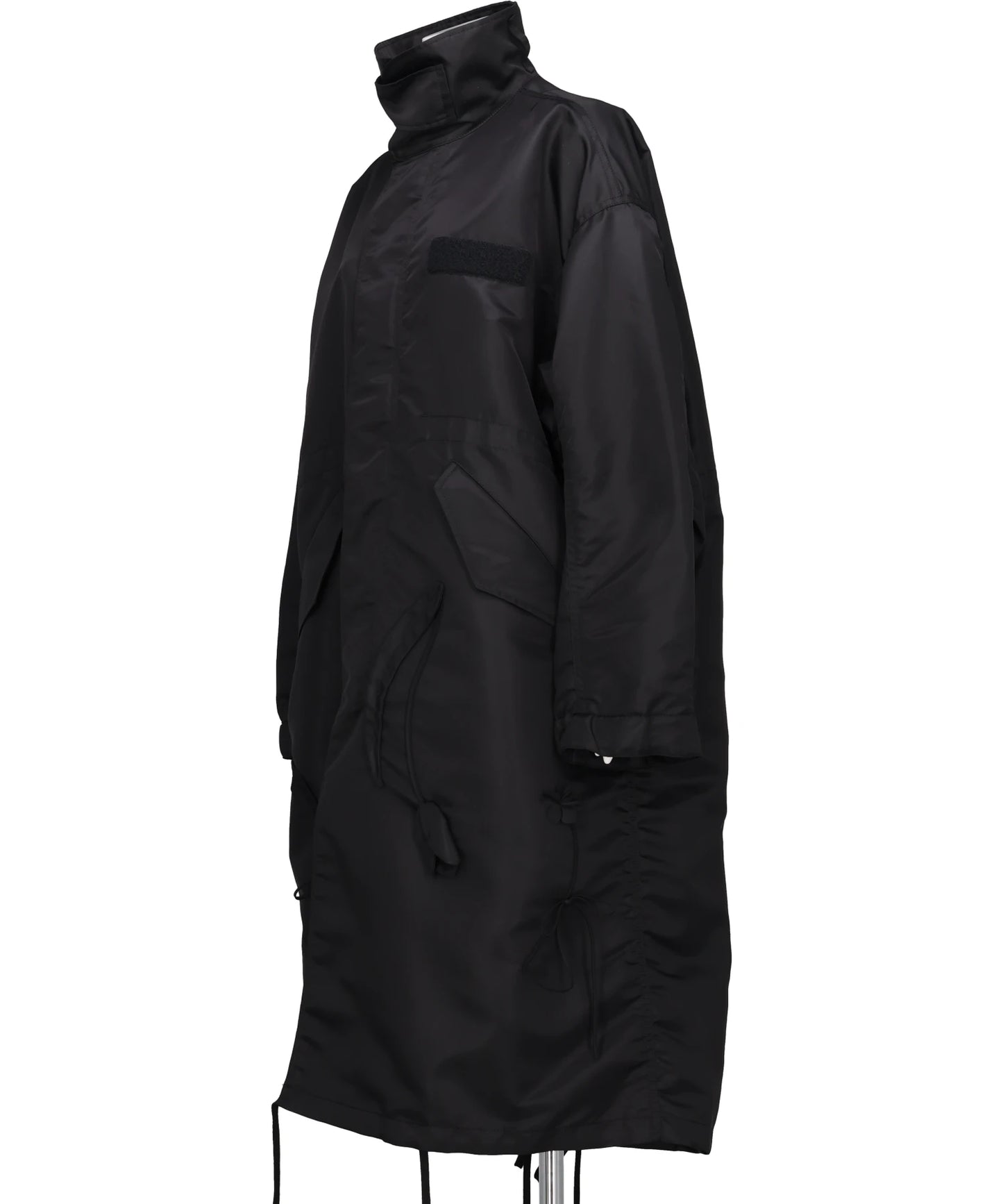 NYLON TWILL 3D EMBROIDERY MODS COAT