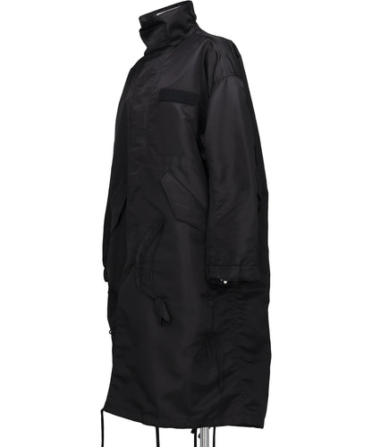 NYLON TWILL 3D EMBROIDERY MODS COAT