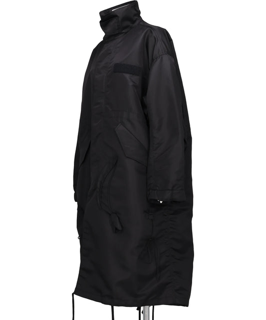 NYLON TWILL 3D EMBROIDERY MODS COAT