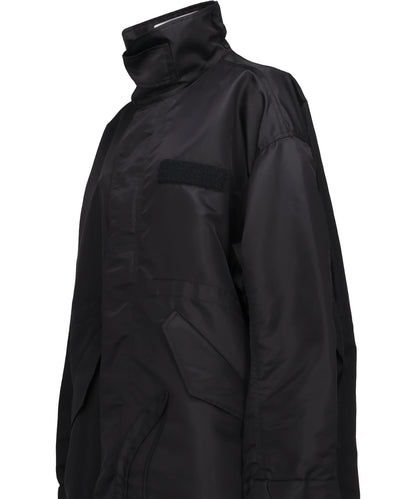 NYLON TWILL 3D EMBROIDERY MODS COAT