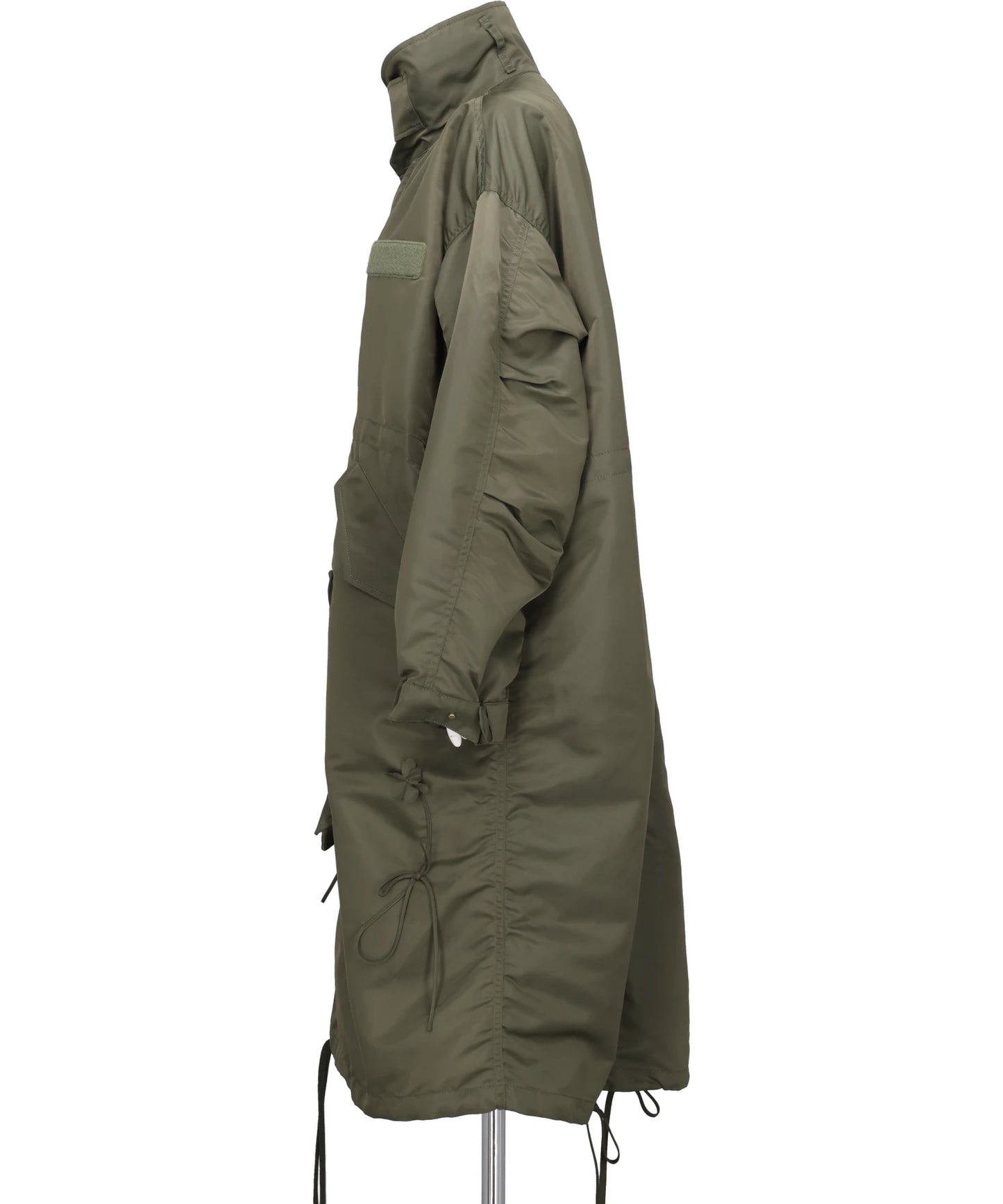 NYLON TWILL 3D EMBROIDERY MODS COAT