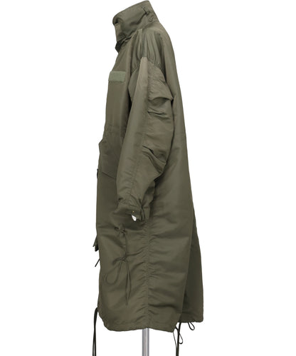 NYLON TWILL 3D EMBROIDERY MODS COAT