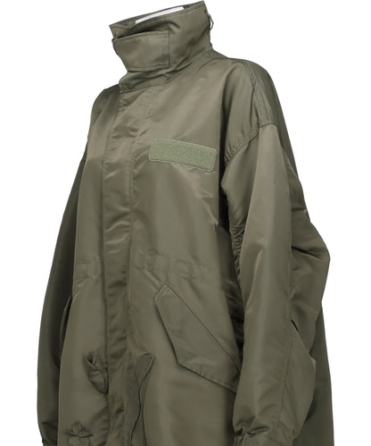 NYLON TWILL 3D EMBROIDERY MODS COAT