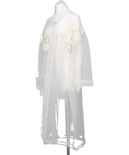 MEU FLOWER SHEER COAT