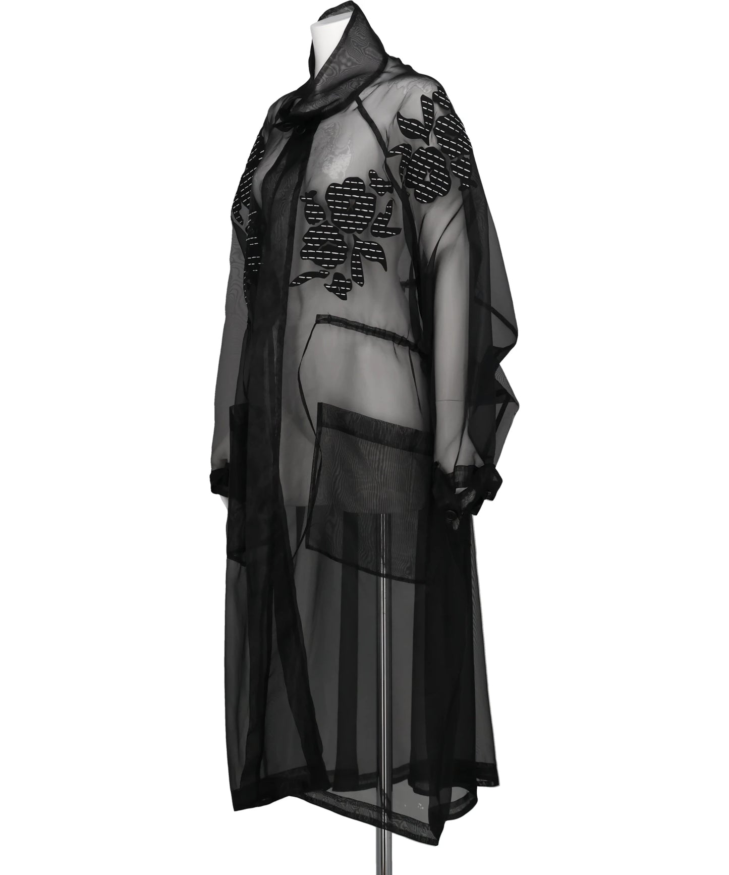 MEU FLOWER SHEER COAT