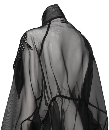 MEU FLOWER SHEER COAT