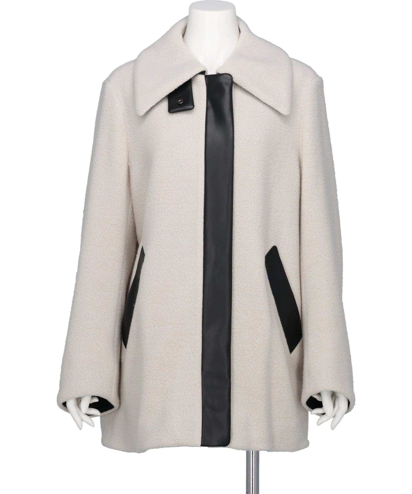 WOOL BOA COAT