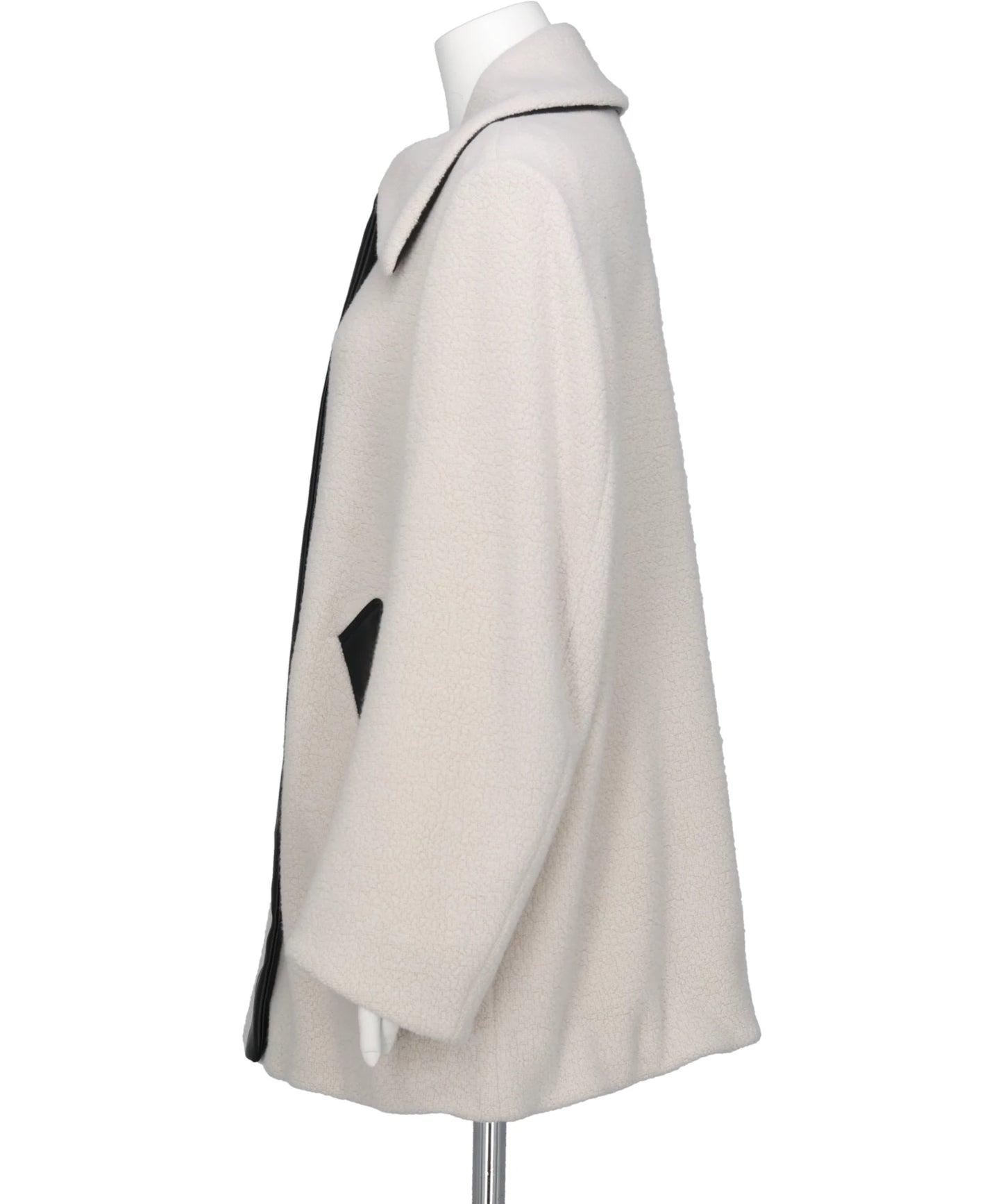 WOOL BOA COAT
