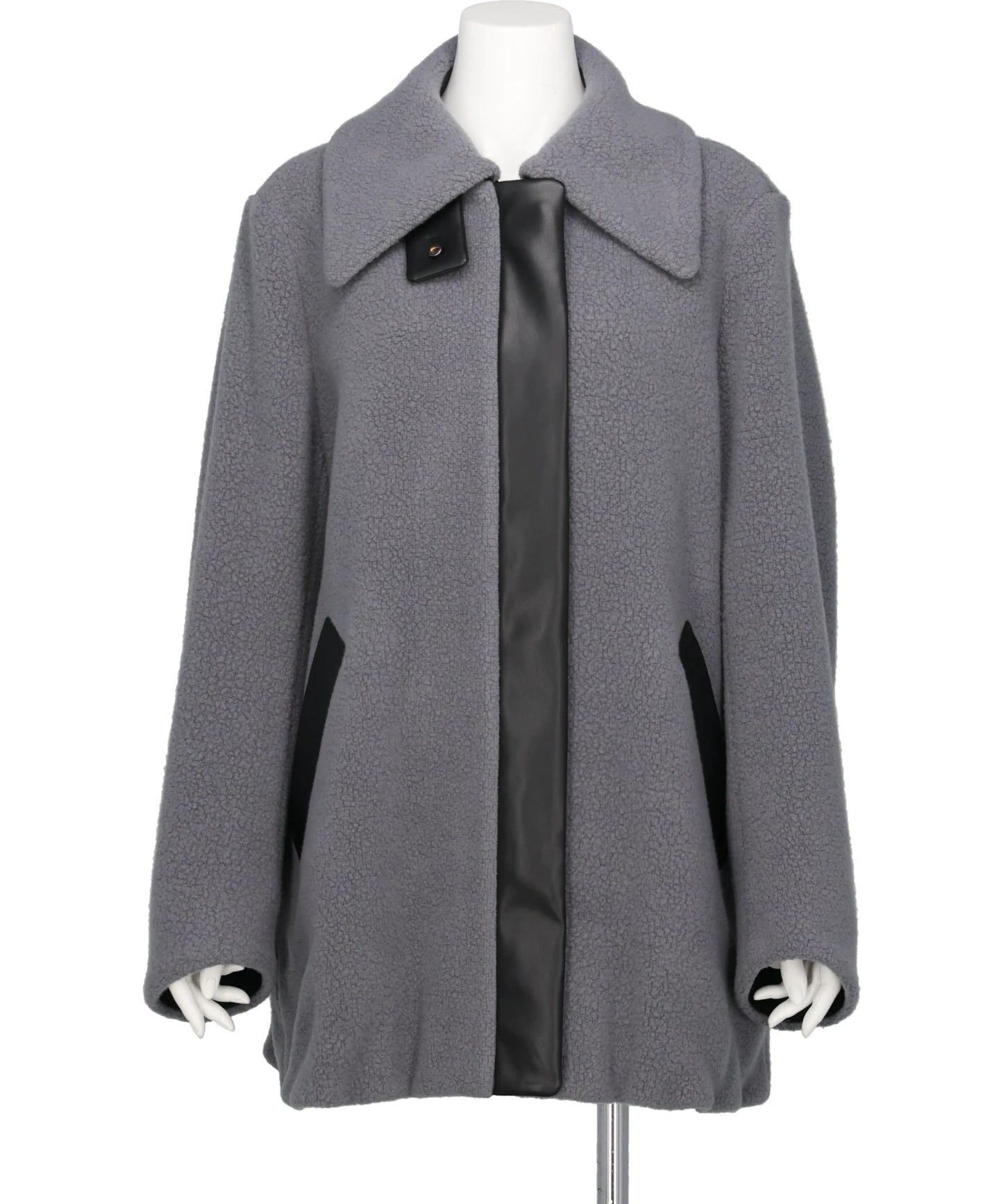 WOOL BOA COAT