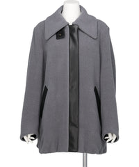 WOOL BOA COAT