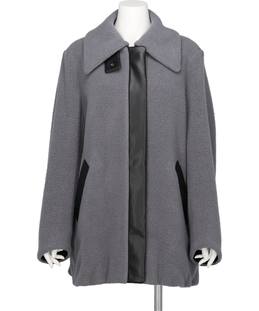 WOOL BOA COAT