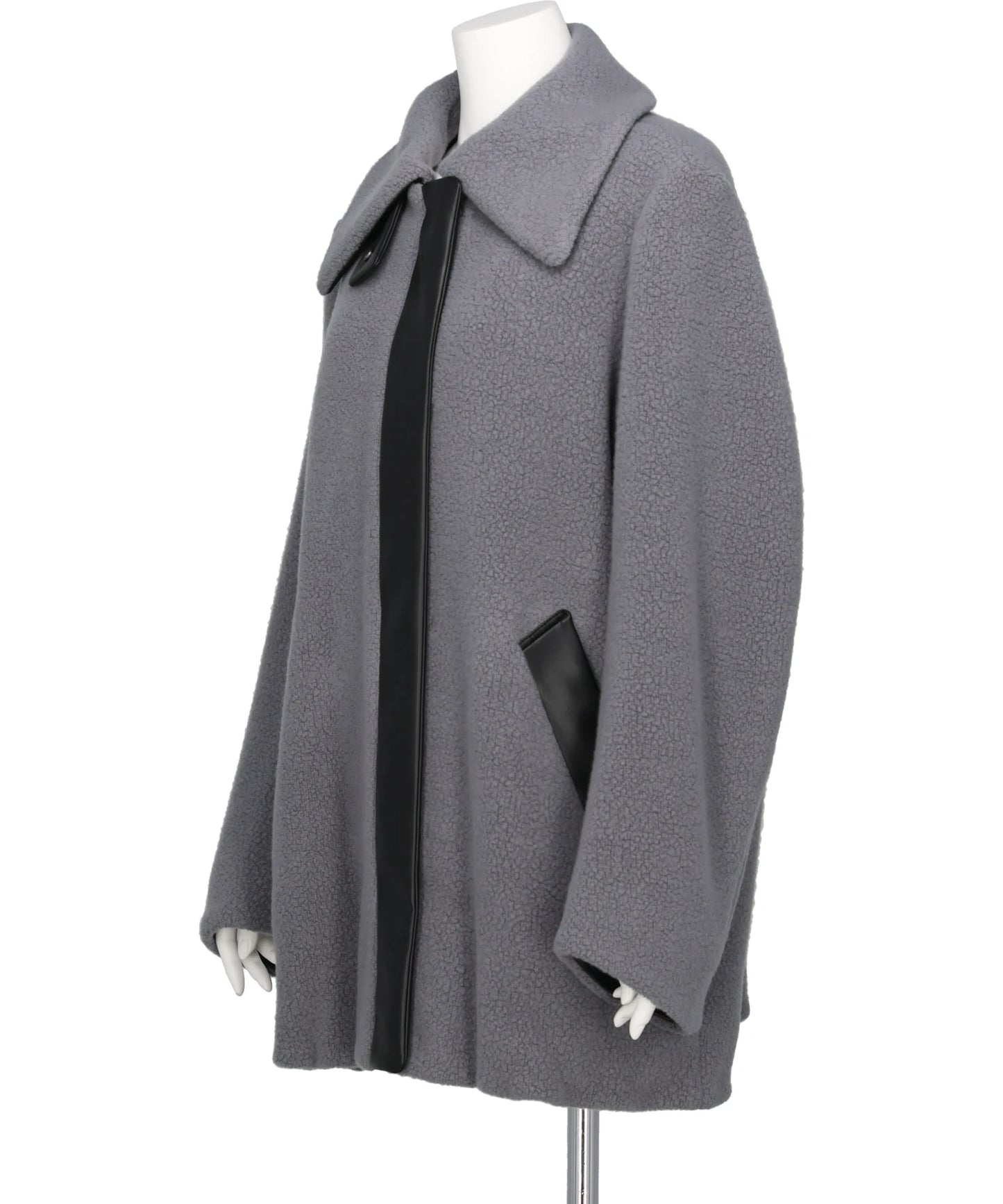 WOOL BOA COAT
