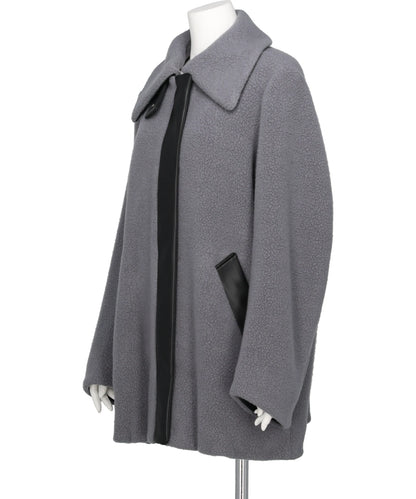 WOOL BOA COAT