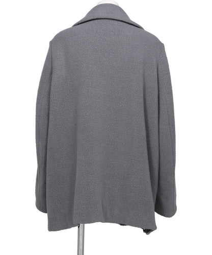 WOOL BOA COAT