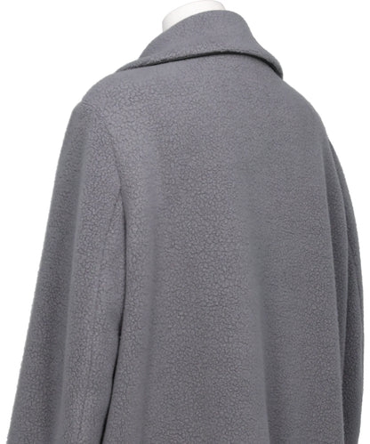 WOOL BOA COAT