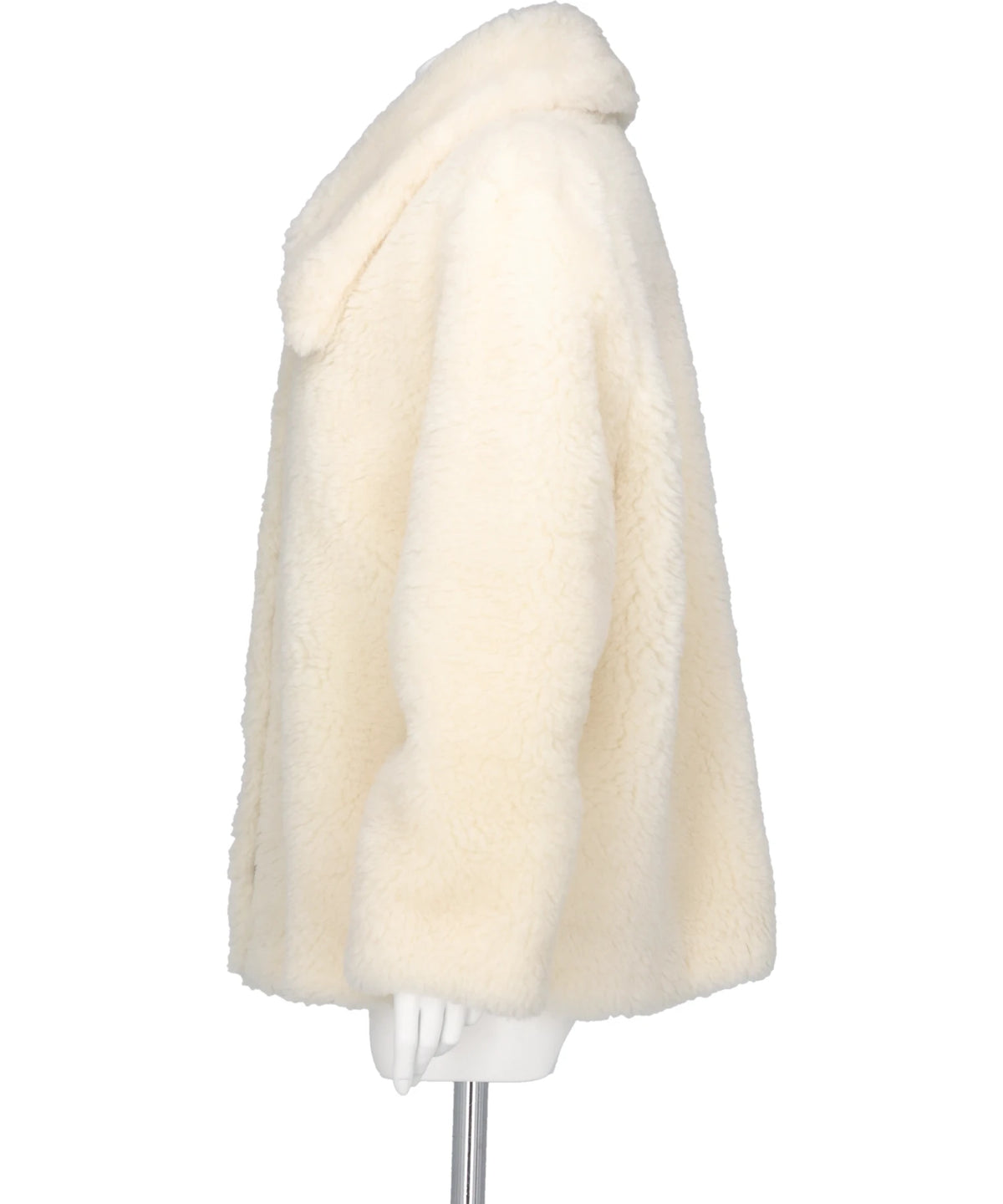 WOOL BOA WIDE COLLAR CORT