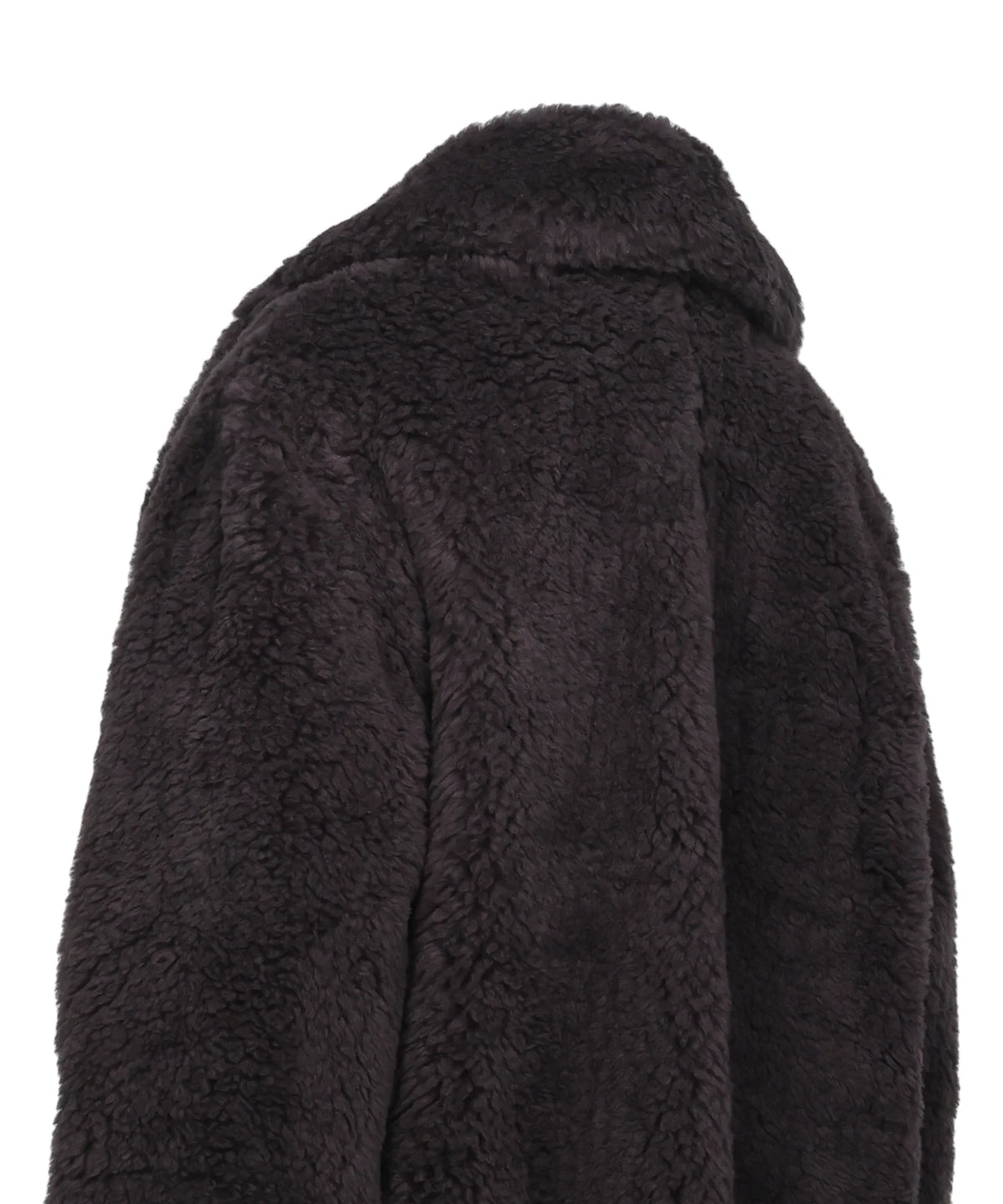 WOOL BOA WIDE COLLAR CORT
