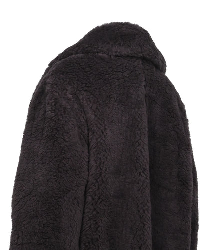 WOOL BOA WIDE COLLAR CORT