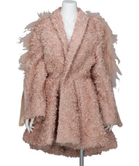 Chika Kisada(チカ キサダ)FLOWER PEPLUM COAT WITH SLEEVETULLE LINE