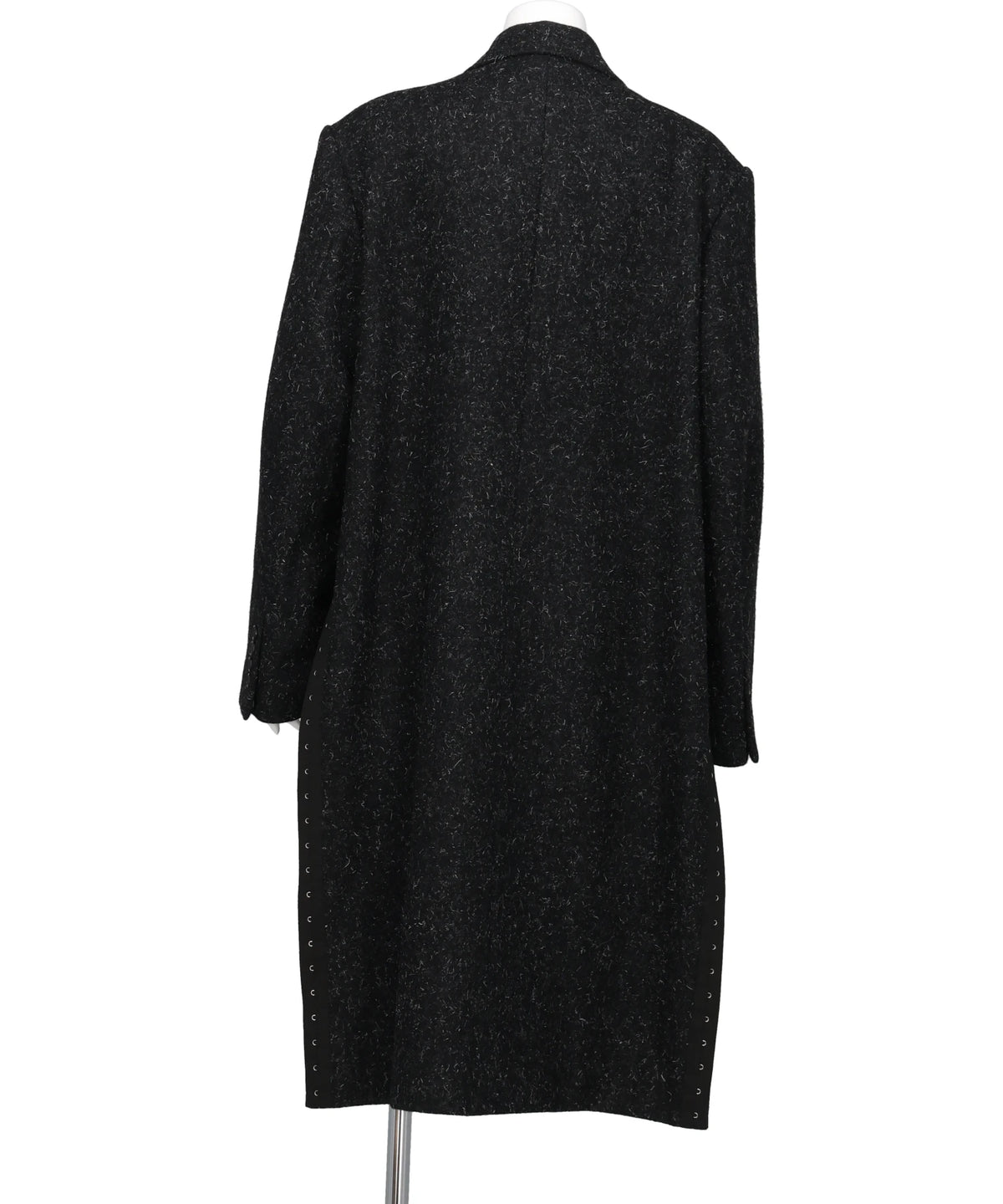 MELTON DOUBLE-BREASTED CHESTERFIELD COAT