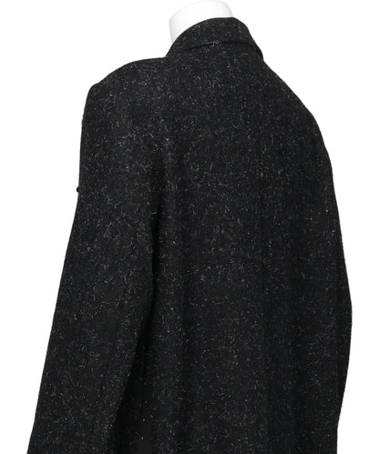 MELTON DOUBLE-BREASTED CHESTERFIELD COAT