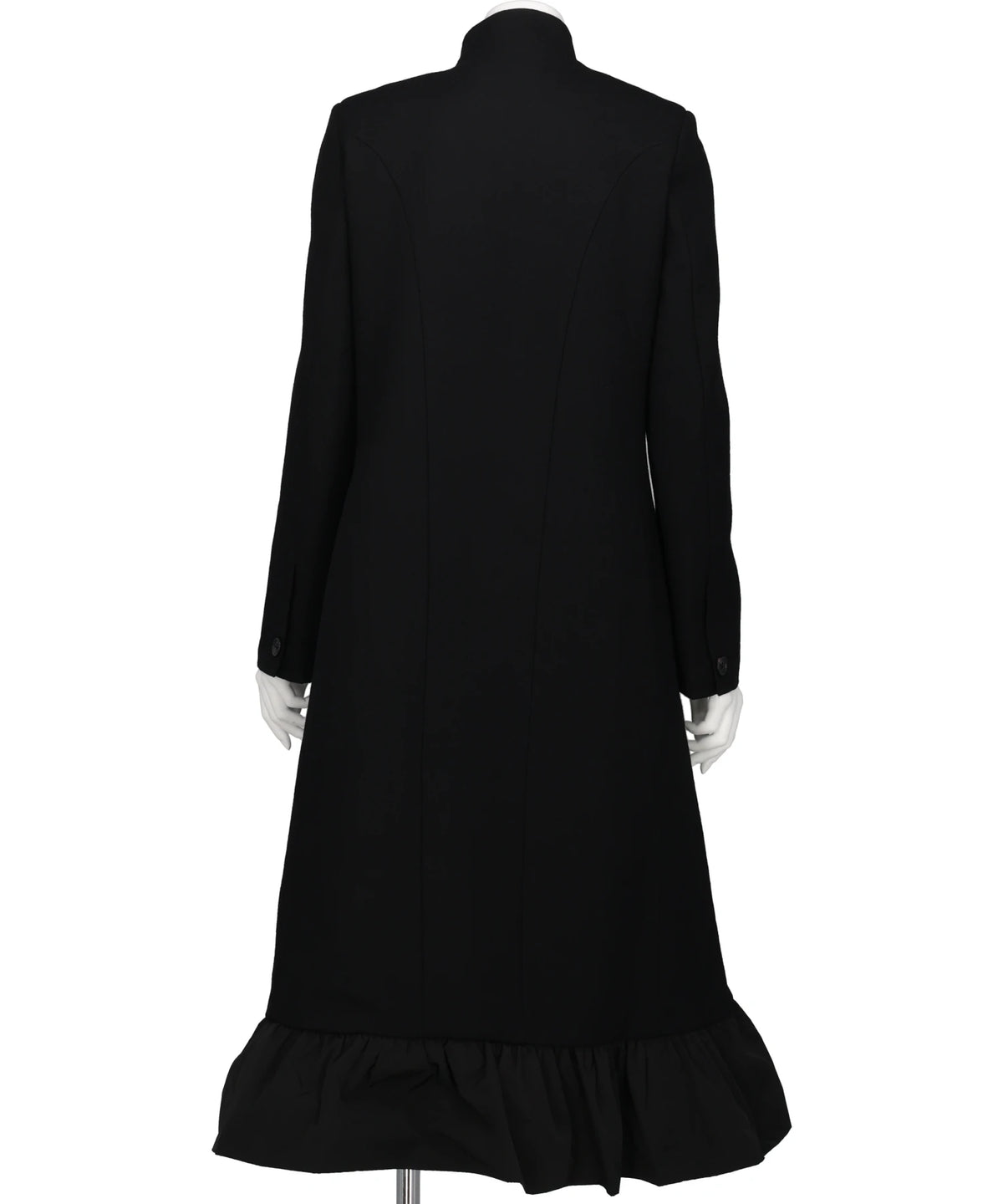 VOLANT STAND COLLAR COAT