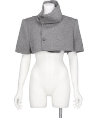 mukcyen（ムッシャン）WOOL CASHMERE SHORT COAT