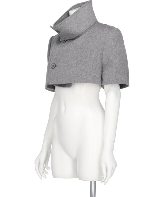 WOOL CASHMERE SHORT COAT