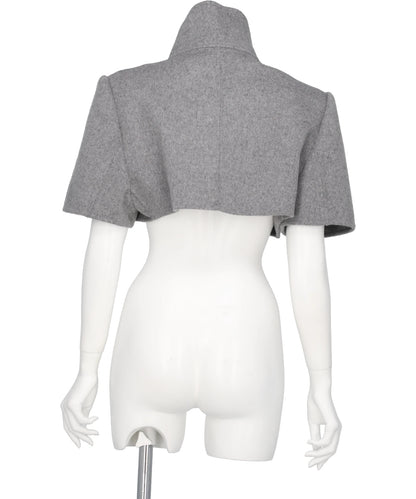 WOOL CASHMERE SHORT COAT